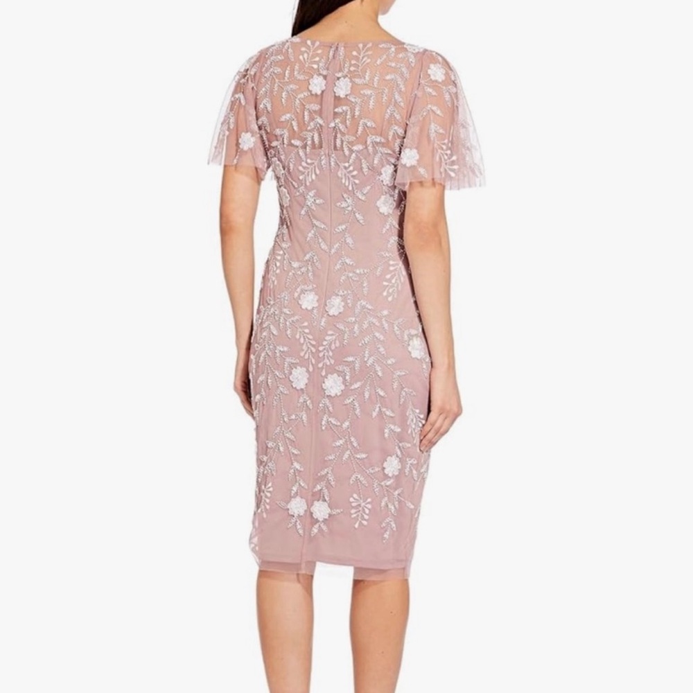 Elegant Floral Embroidered Dress